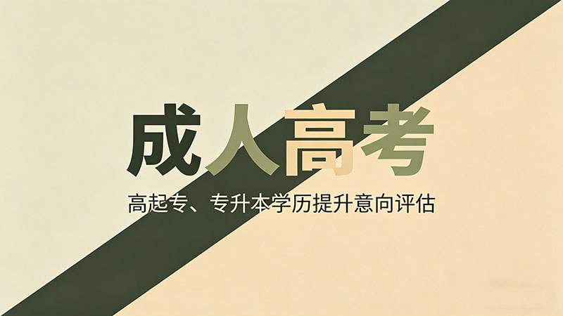 成人高考要考什么？热门必备三科考试内容全拆解