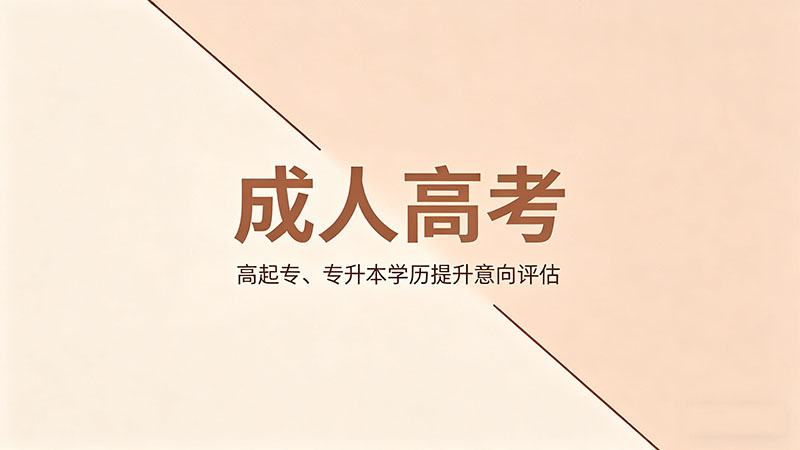 报考什么成人高考好？精选报考建议全解