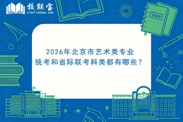 2026年北京市艺术类专业统考和省际联考科类都有哪些？